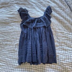 Free People Tie Back Mini Dress